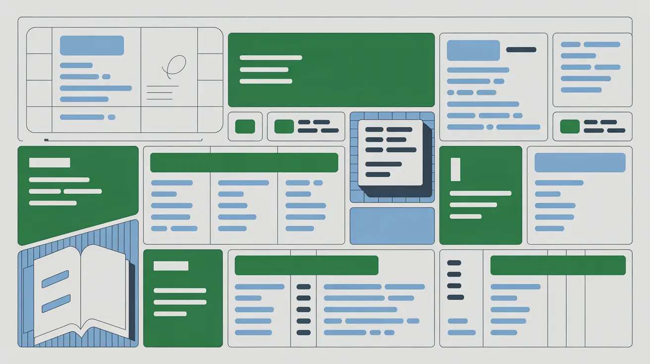 Illustration: Unterrichtsplan als Bauplan mit KI-gestützten Werkzeugen